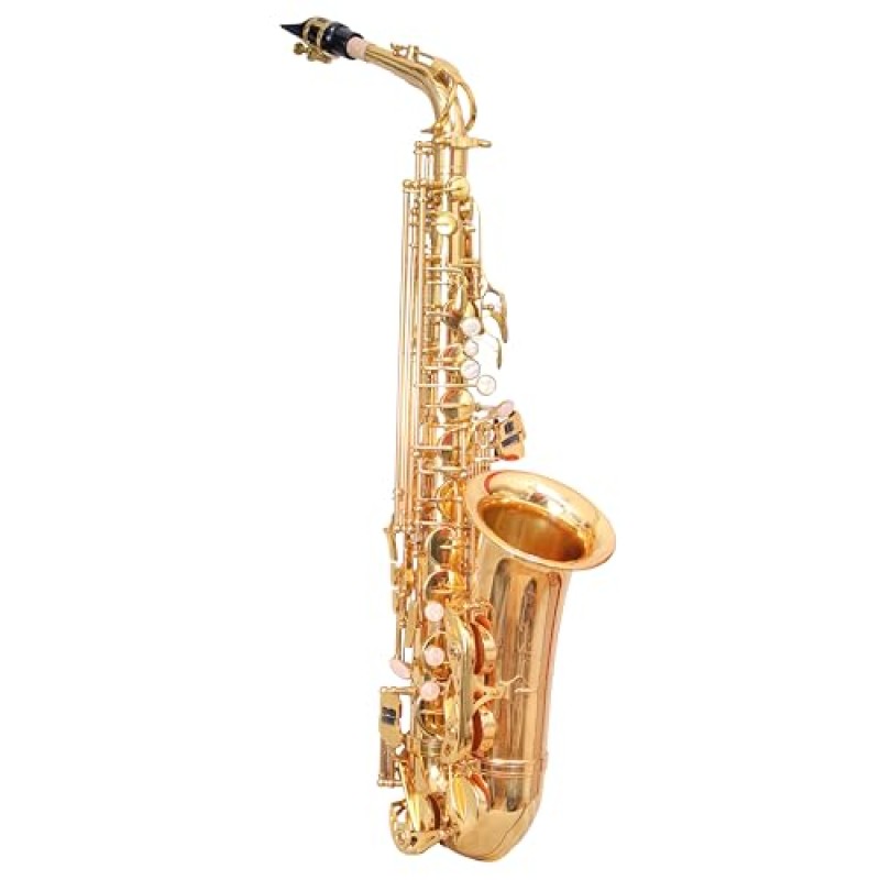 WAXWING ALTO WAS502G SAXOPHONE Eb GOLD LACQUER WITH CASE PROFESSIONAL sound WAXWING ALTO WAS502G SAXOPHONE Eb GOLD LACQUER WITH CASE PROFESSIONAL sound
