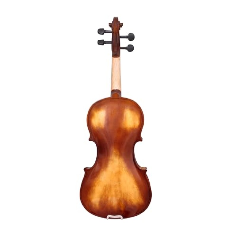 Waxwing professional Violin 4/4 with Bow and Carrying Case, Natural Wood glossy Finish