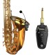 Waxwing Alto Saxophone Mouthpiece with Cap, Black and Gold Waxwing Alto Saxophone Mouthpiece with Cap, Black and Gold