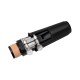 Waxwing Professional Clarinet Mouthpiece with Cap, Black