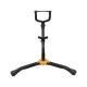 Waxwing Saxophone Stand, Foldable with Adjustable Height, Black and Yellow